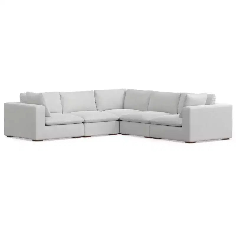 WyndenHall Marlee Corner Sectional Cloud Gray