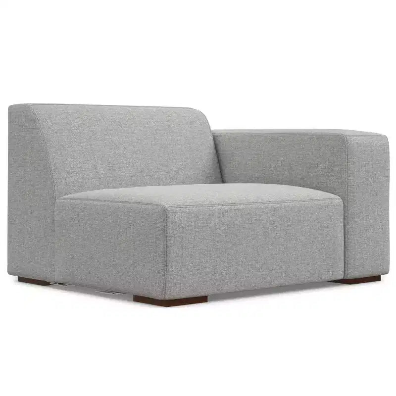 Canapé 3 places et ottoman WyndenHall Biggs Gris clair