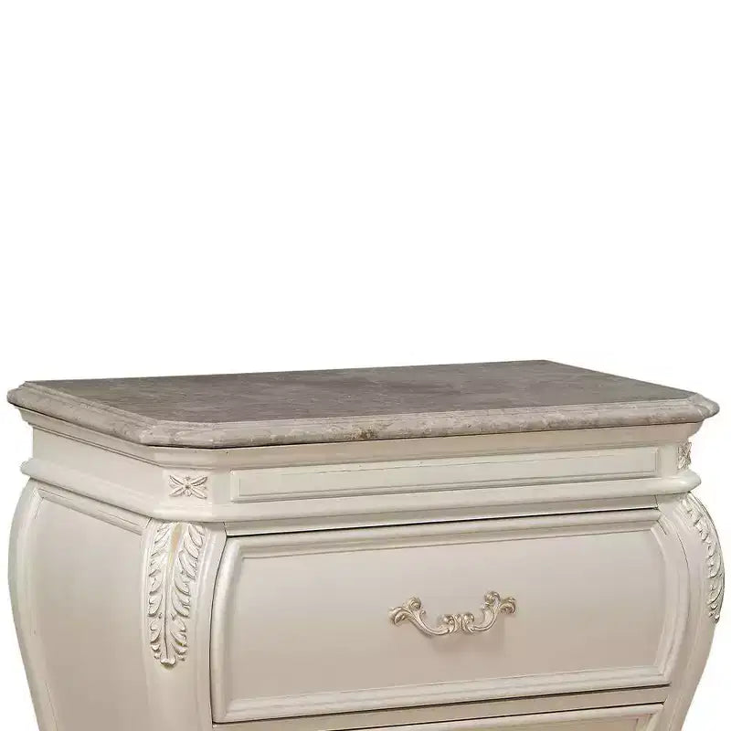 Table de chevet Chantelle 30 po Blanc Perle - Acme Furniture