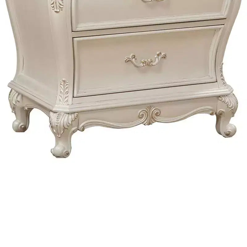 Table de chevet Chantelle 30 po Blanc Perle - Acme Furniture