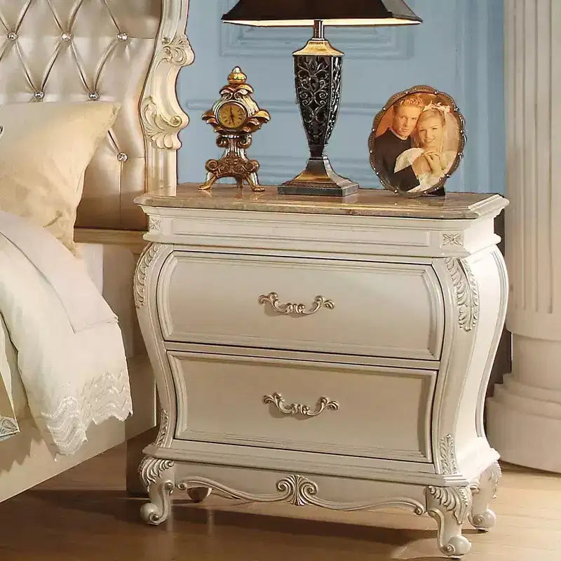 Table de chevet Chantelle 30 po Blanc Perle - Acme Furniture