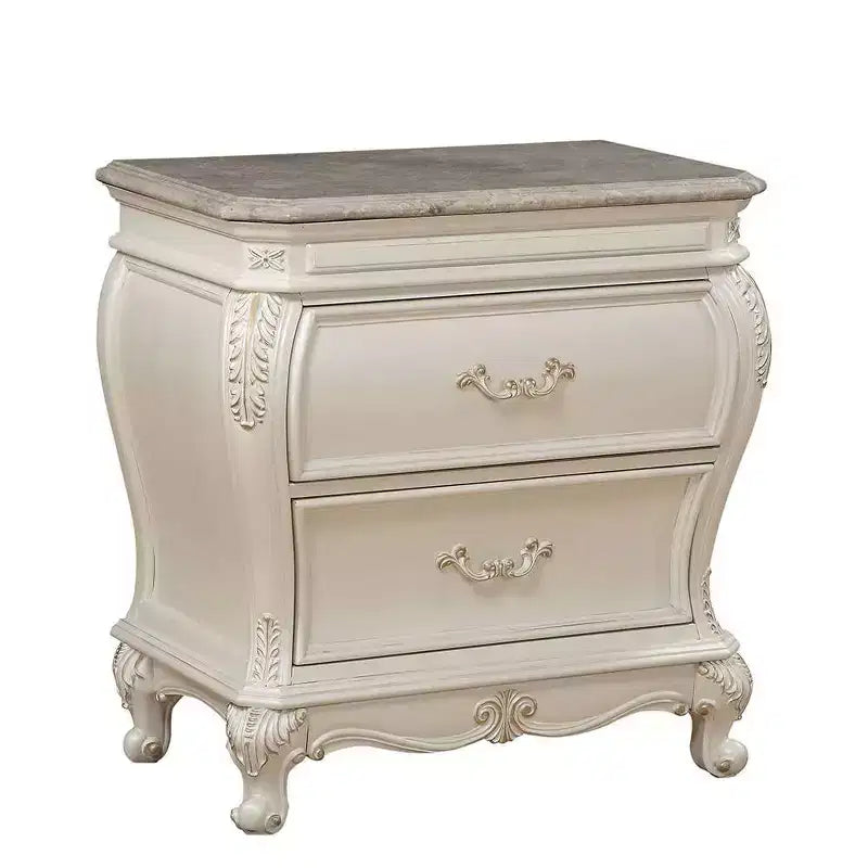 Table de chevet Chantelle 30 po Blanc Perle - Acme Furniture