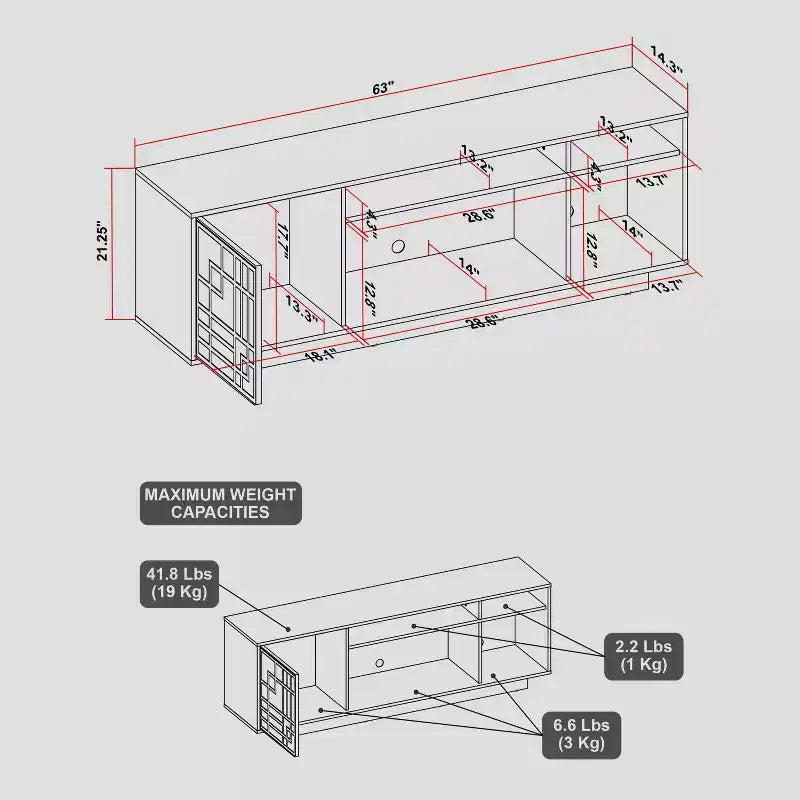 Meuble TV contemporain Techni Mobili pour téléviseurs jusqu'à 70" chêne : Meuble de rangement et divertissement moderne avec gestion des câbles