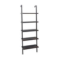 72.5" Nathan James Set of 2 Theo Bookshelf Black