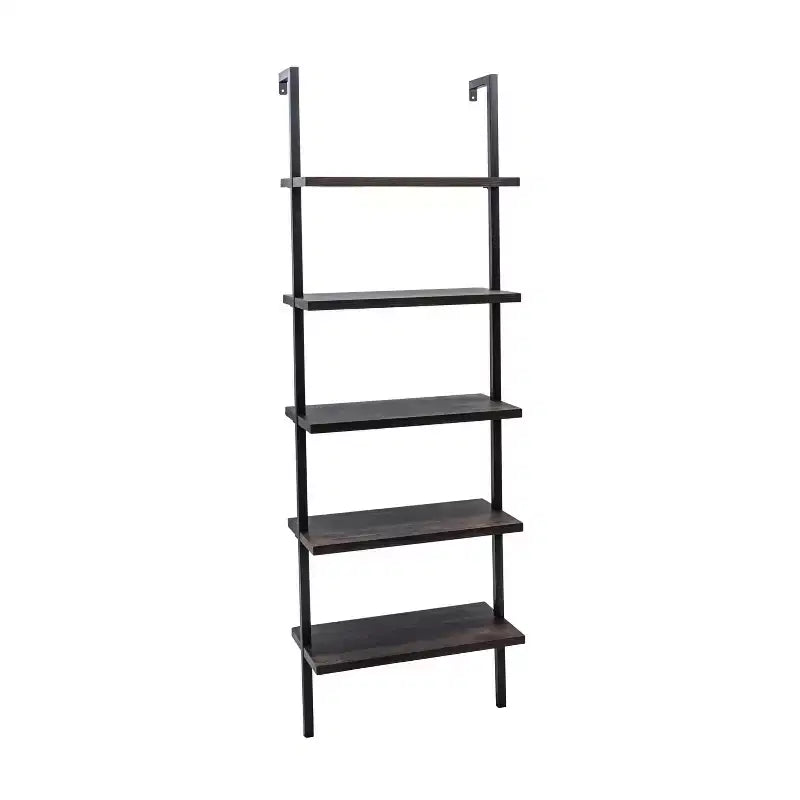 72.5" Nathan James Set of 2 Theo Bookshelf Black