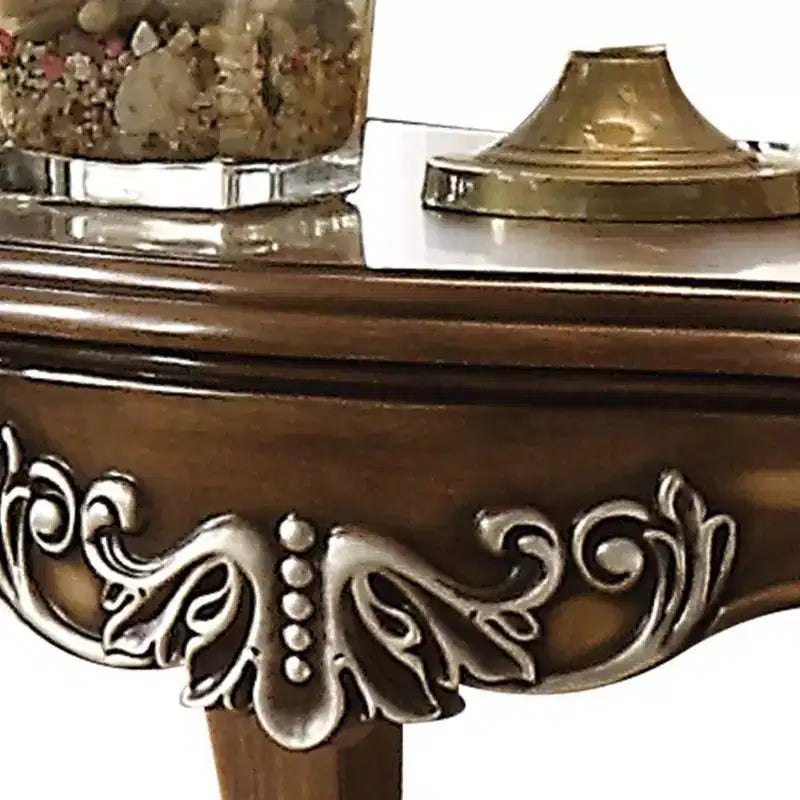 Table d'appoint Latisha Acme Furniture Chêne Antique