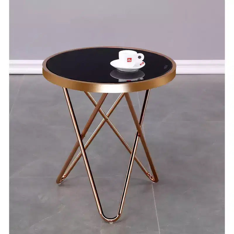Table d'appoint Brassex Xavier Or Rose