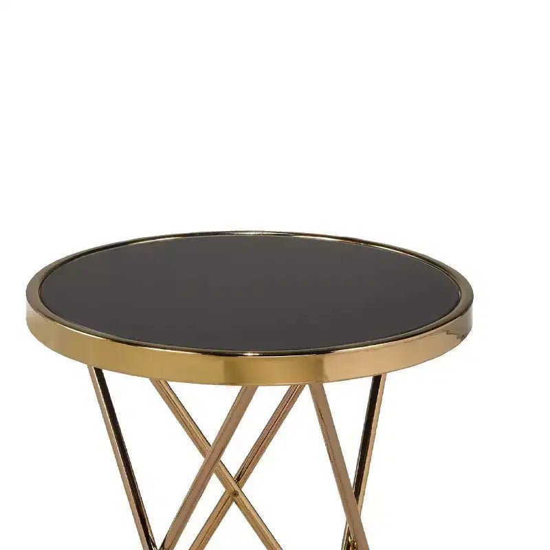 Table d'appoint Brassex Xavier Or Rose