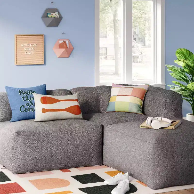 Siège sans accoudoirs en mousse comprimée pour dortoir modulable - Room Essentials™