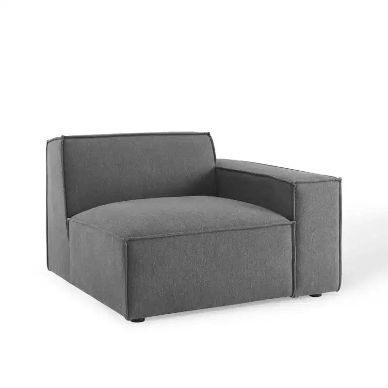 Canapé sectionnel 4 places Restore avec pouf - Modway
