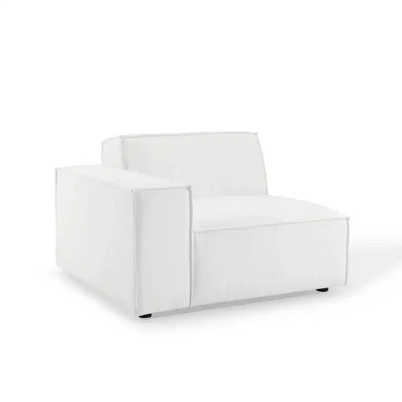 Canapé sectionnel 4 places Restore avec pouf - Modway