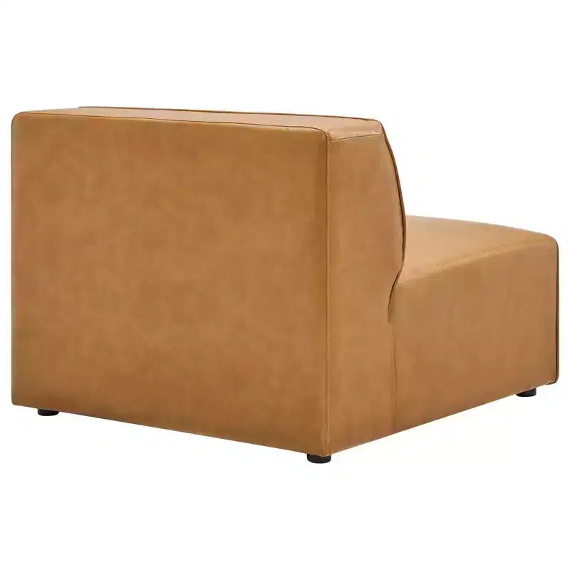 Chaise sans accoudoirs en similicuir végane Mingle - Modway