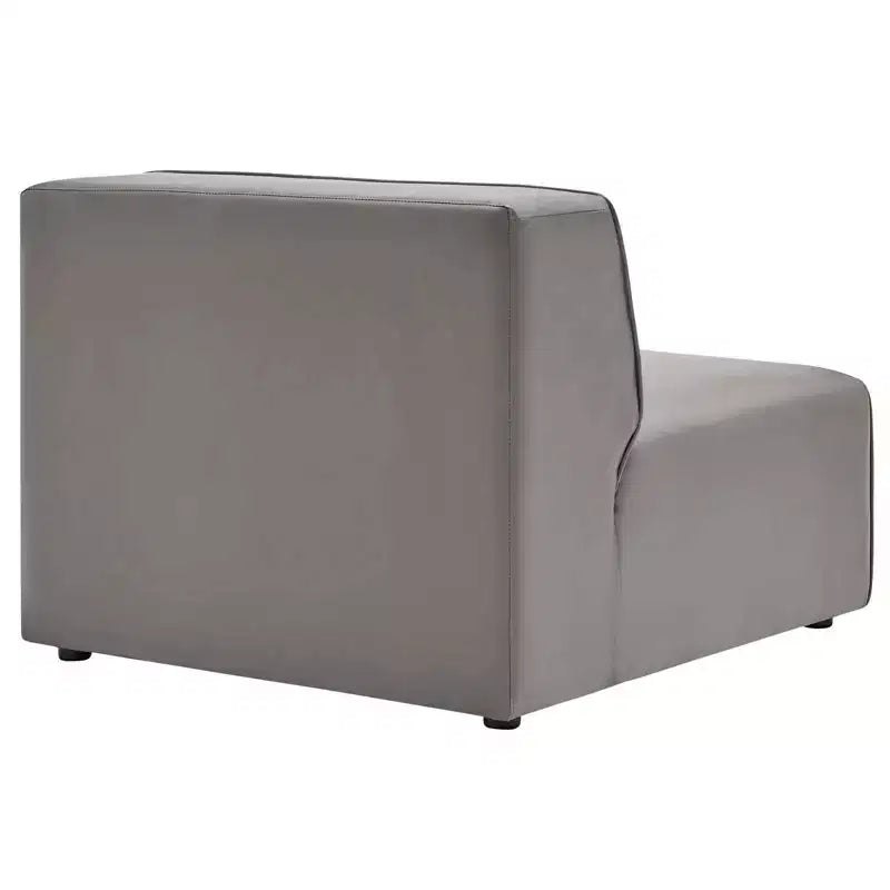 Chaise sans accoudoirs en similicuir végane Mingle - Modway