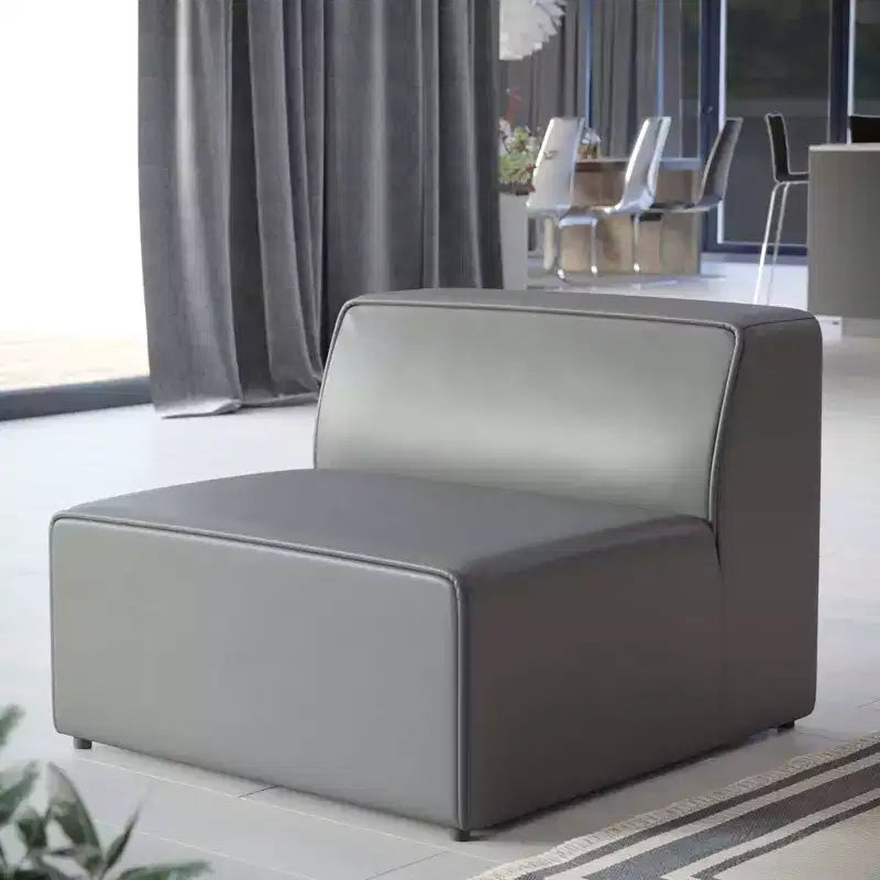 Chaise sans accoudoirs en similicuir végane Mingle - Modway