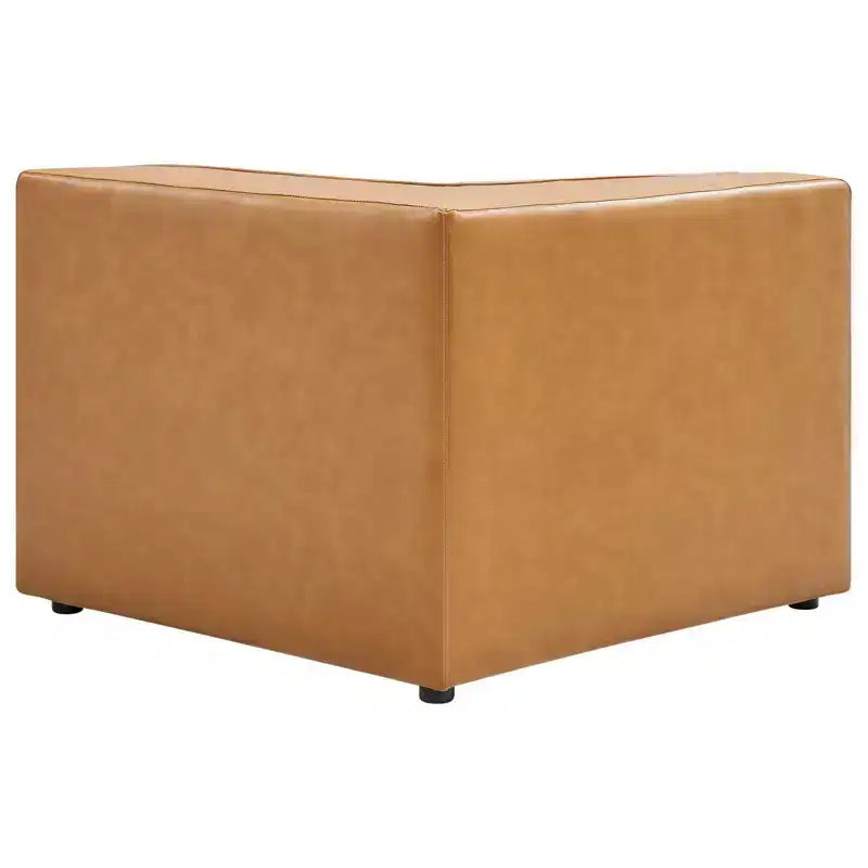 Mingle Chaise d'angle en cuir végétalien - Modway