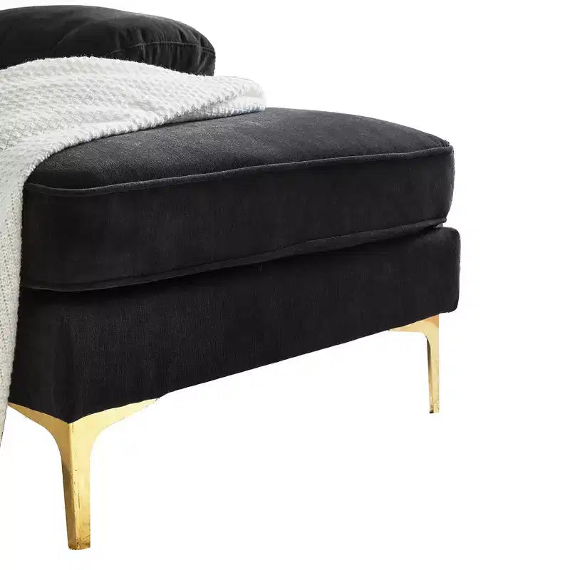 83 canapés sectionnels rembourrés en velours modernes-ModernLuxe