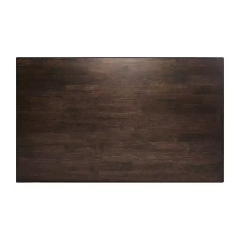 Table de salle à manger Flash Furniture Henry en bois massif, table rectangulaire en bois robuste de qualité commerciale pour 6 personnes