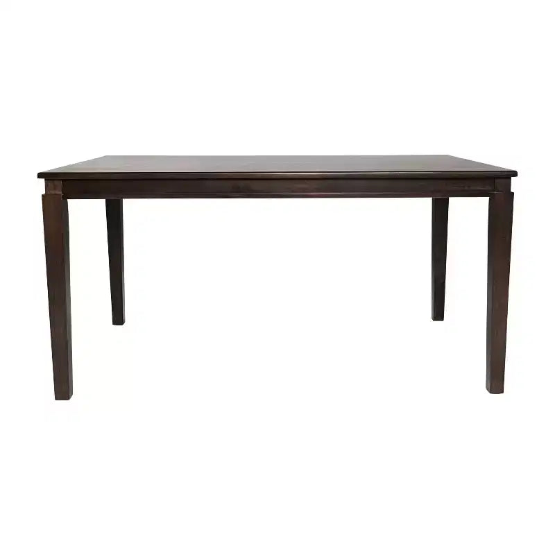 Table de salle à manger Flash Furniture Henry en bois massif, table rectangulaire en bois robuste de qualité commerciale pour 6 personnes