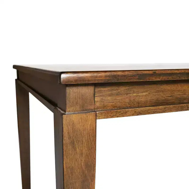 Table de salle à manger Flash Furniture Henry en bois massif, table rectangulaire en bois robuste de qualité commerciale pour 6 personnes