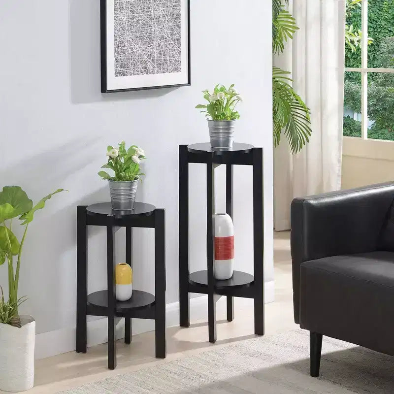 31,25 Newport Deluxe Meuble à plantes à 2 niveaux - Breighton Home