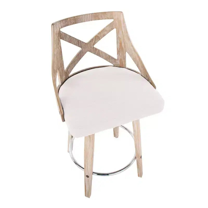 Lot de 2 tabourets de bar à hauteur de comptoir Charlotte - LumiSource
