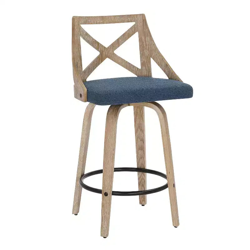 Lot de 2 tabourets de bar à hauteur de comptoir Charlotte - LumiSource
