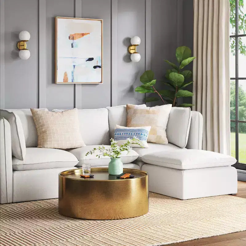 Fauteuil modulaire Haven à coutures françaises – Threshold