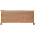 Banc de rangement 3 tiroirs avec étagère inférieure, une place – 120 cm (L) x 38 cm (P) x 48 cm (H) | Sable / Noir / Marron / Blanc vieilli
