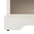 Banc de rangement 3 tiroirs avec étagère inférieure, une place – 120 cm (L) x 38 cm (P) x 48 cm (H) | Sable / Noir / Marron / Blanc vieilli
