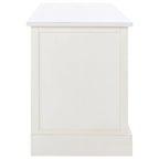 Banc de rangement 3 tiroirs avec étagère inférieure, une place – 120 cm (L) x 38 cm (P) x 48 cm (H) | Sable / Noir / Marron / Blanc vieilli