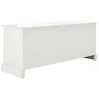 Banc de rangement 3 tiroirs avec étagère inférieure, une place – 120 cm (L) x 38 cm (P) x 48 cm (H) | Sable / Noir / Marron / Blanc vieilli