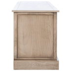 Banc de rangement 3 tiroirs avec étagère inférieure, une place – 120 cm (L) x 38 cm (P) x 48 cm (H) | Sable / Noir / Marron / Blanc vieilli