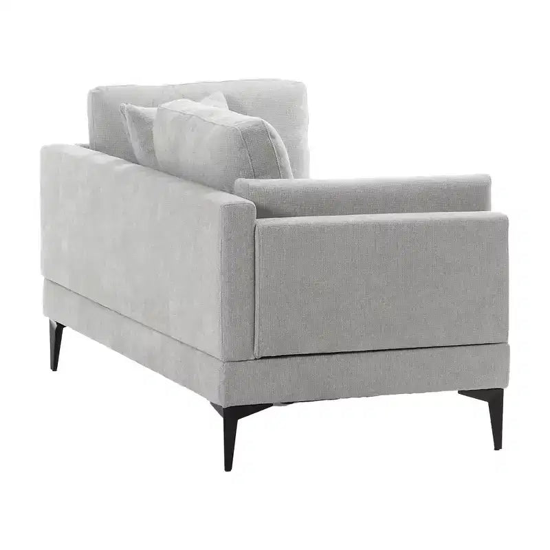 Canapé sectionnel 3 places minimaliste en forme de L avec méridienne réversible pour salon - Morden Fort