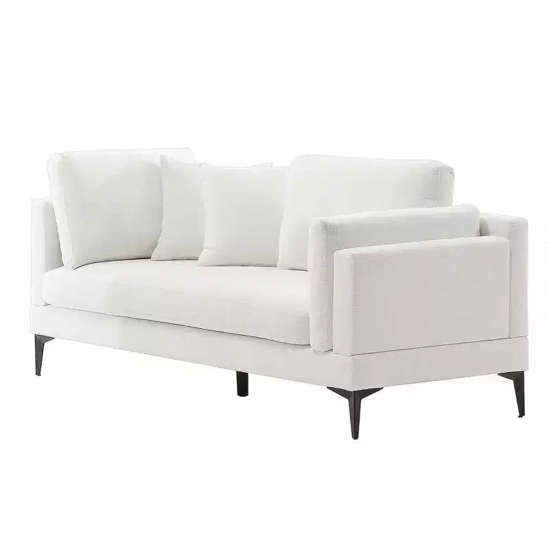 Canapé sectionnel 3 places minimaliste en forme de L avec méridienne réversible pour salon - Morden Fort
