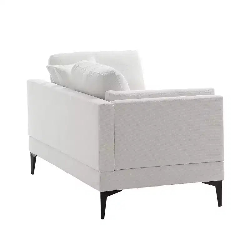 Canapé sectionnel 3 places minimaliste en forme de L avec méridienne réversible pour salon - Morden Fort