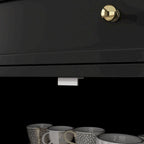Commode de rangement polyvalente Meuble de rangement Buffet bahut Blanc/Noir/Gris