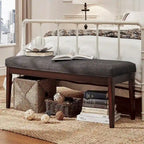 Banc Hawthorne au fini expresso rembourré par iNSPIRE Q Bold