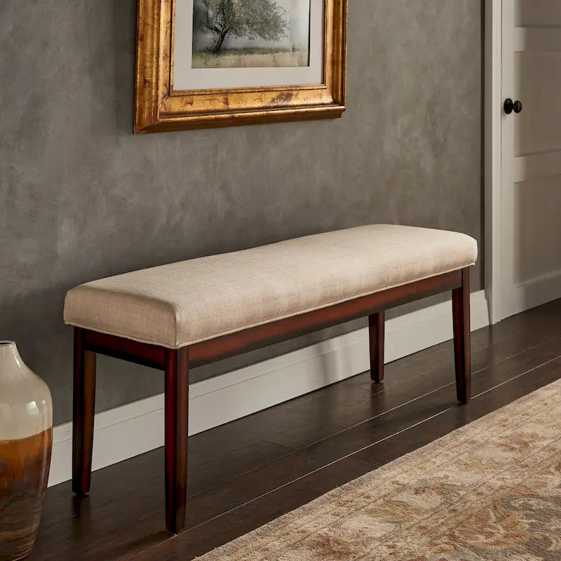 Banc Hawthorne au fini expresso rembourré par iNSPIRE Q Bold