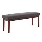 Banc Hawthorne au fini expresso rembourré par iNSPIRE Q Bold