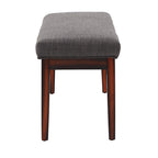 Banc Hawthorne au fini expresso rembourré par iNSPIRE Q Bold