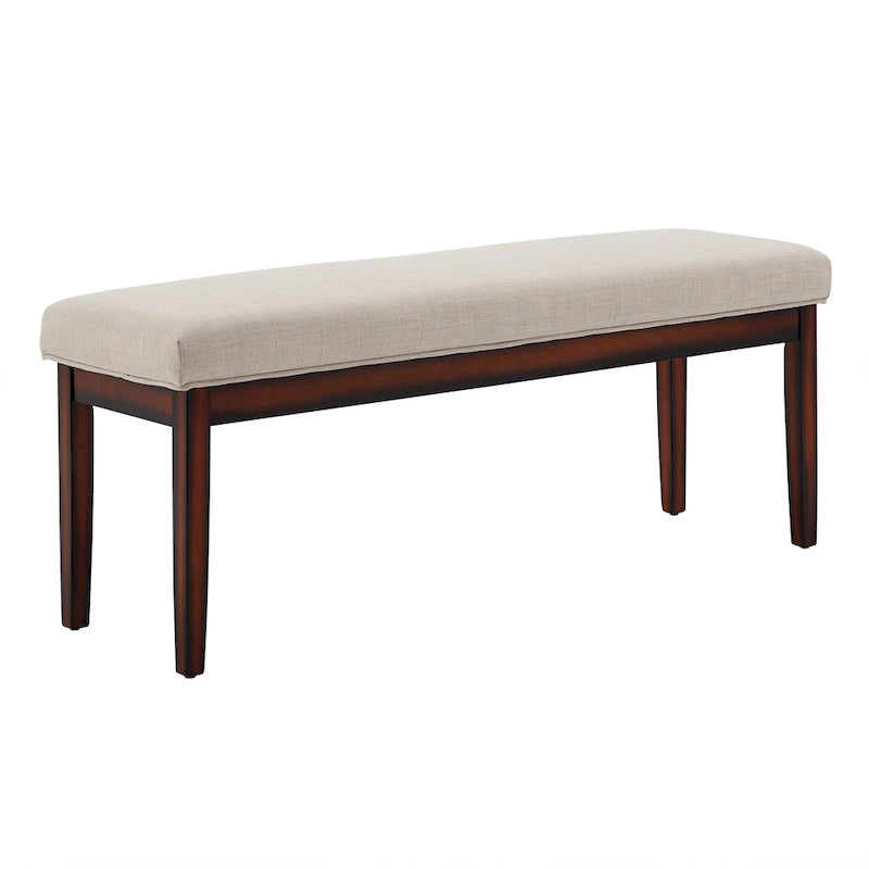 Banc Hawthorne au fini expresso rembourré par iNSPIRE Q Bold