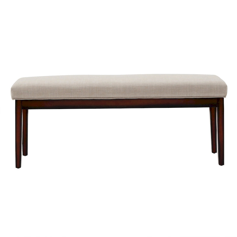 Banc Hawthorne au fini expresso rembourré par iNSPIRE Q Bold