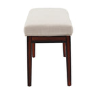 Banc Hawthorne au fini expresso rembourré par iNSPIRE Q Bold