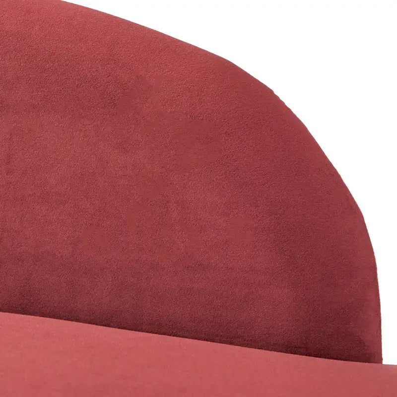 Chaise longue capitonnée beige / bleue / grise / orange / bordeaux avec rangement, simple