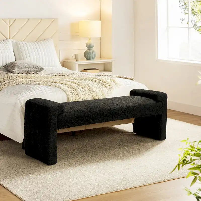 Banc de chambre tapissé Roland par HULALA HOME