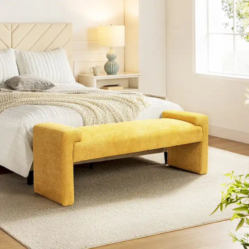 Banc de chambre tapissé Roland par HULALA HOME