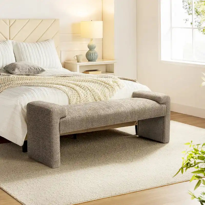 Banc de chambre tapissé Roland par HULALA HOME