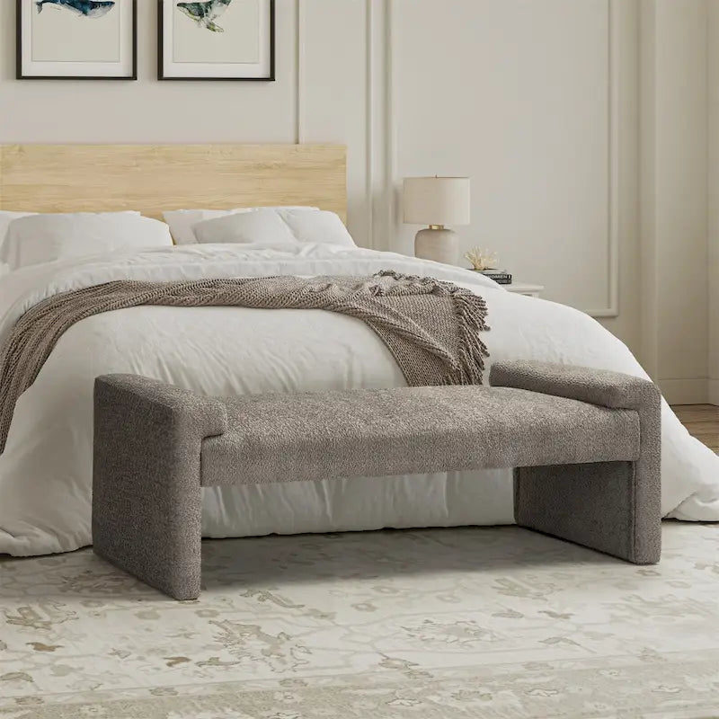 Banc de chambre tapissé Roland par HULALA HOME