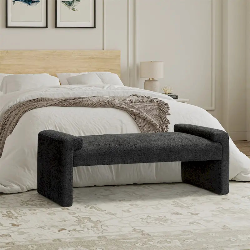 Banc de chambre tapissé Roland par HULALA HOME