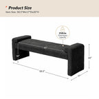Banc de chambre tapissé Roland par HULALA HOME